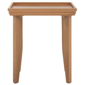 Naios 20.1 in. Sand Rectangular Wood End Table