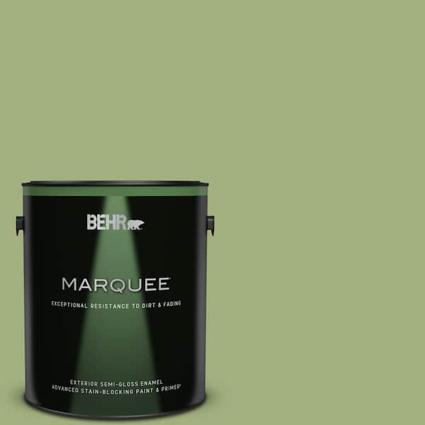 BEHR MARQUEE 1 gal. #M360-5 Fresh Guacamole Semi-Gloss Enamel Exterior Paint & Primer