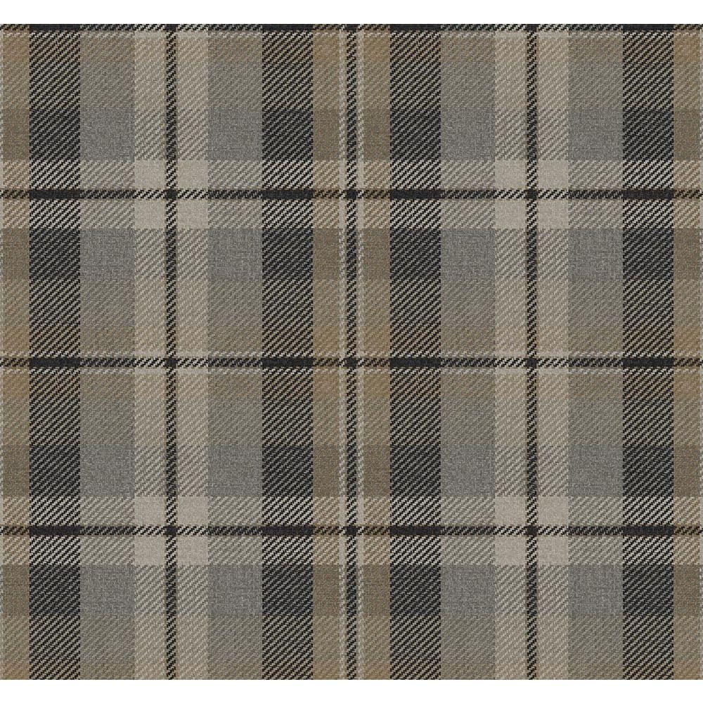 Wallpaper Rll NextWall 30.75 sq. ft. Cliffside Thornbury Tailored Plaid Vinyl Peel ...
