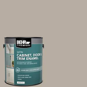 1 gal. #PPU18-13 Perfect Taupe Satin Enamel Interior/Exterior Cabinet, Door & Trim Paint