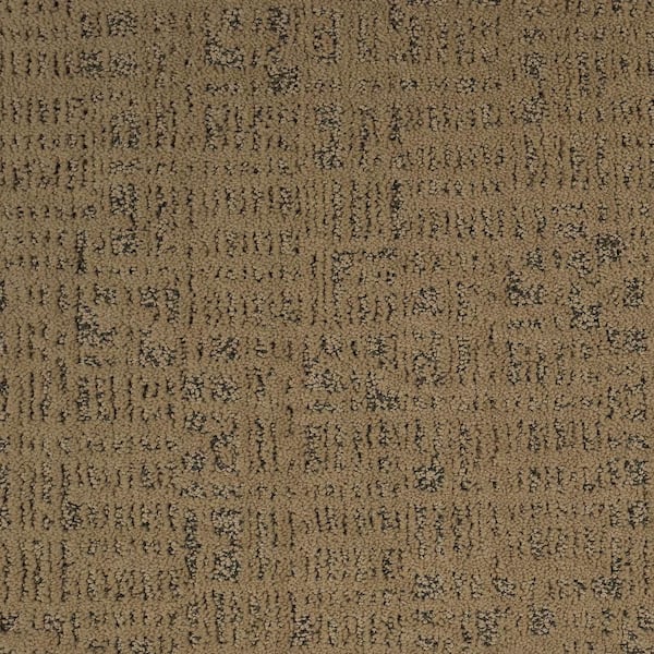 Rhythm and Riff-English Toffee-Brown 44 oz. Triexta Pattern Loop Carpet - Installation Required