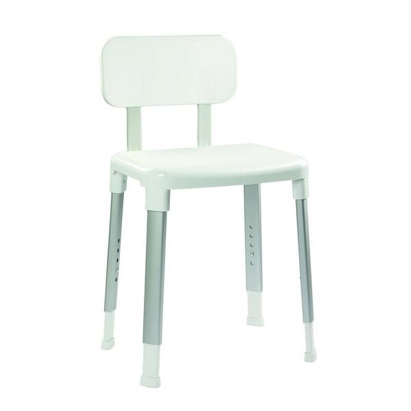 Croydex Adjustable Shower Seat in White