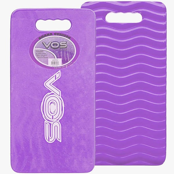 VOS 16 in. x 8 in. x 1 in. Ohana Cushion Portable Kneeling or Sitting Pad for Comfortable Mat (Lavender Secret, 2-Pack)