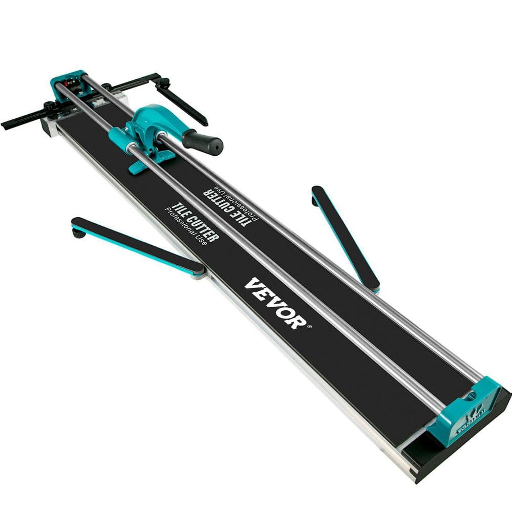 VEVOR Manual Tile Cutter Cutting Machine 0.6 in. Blade w/ Laser Guide for Ceramic 48 in./1200 mm  Handle grip Carbide Grit