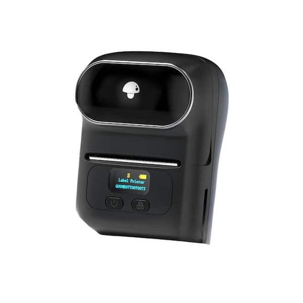 Portable Bluetooth Thermal Label Maker for Small Business, Address, Logo, Clothing, Mailing, with 40x30mm Label, Black