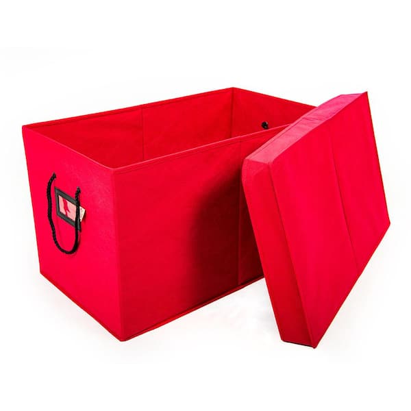 Santa's Bags Red Multi-Use Decoration Storage Box