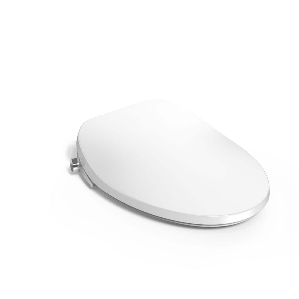 AquaWash 2.0 White Elongated Manual Bidet Seat