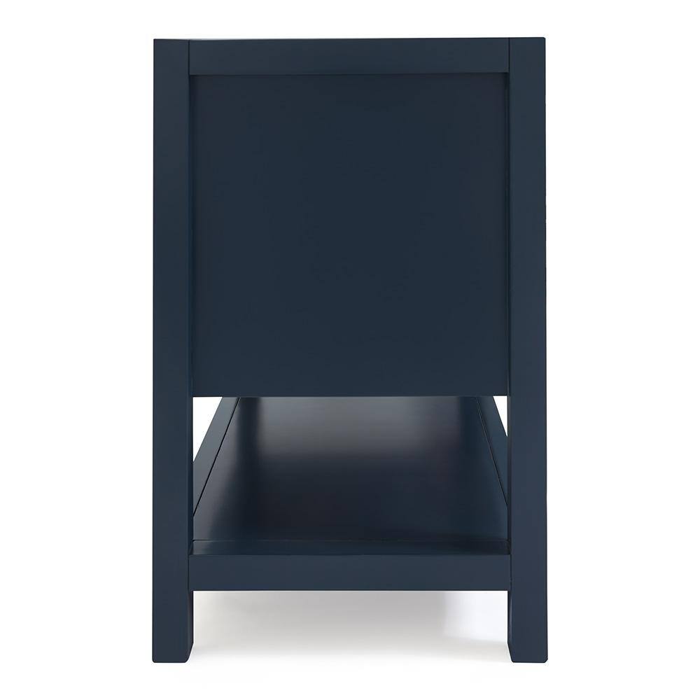 Midnight Blue 42'' Single Freestanding Bathroom Vanity Base