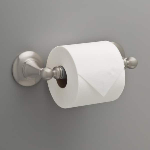 Signature Hardware 447223 Greyfield Toilet Paper Holder Brushed Nickel