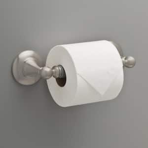 Greenwich II Wall Mount Spring-Loaded Toilet Paper Holder Bath Hardware Accessory in Brushed Nickel