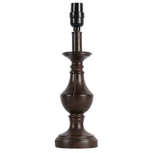 Mix and Match 14.25 in. H Dark Cherry Accent Lamp Base