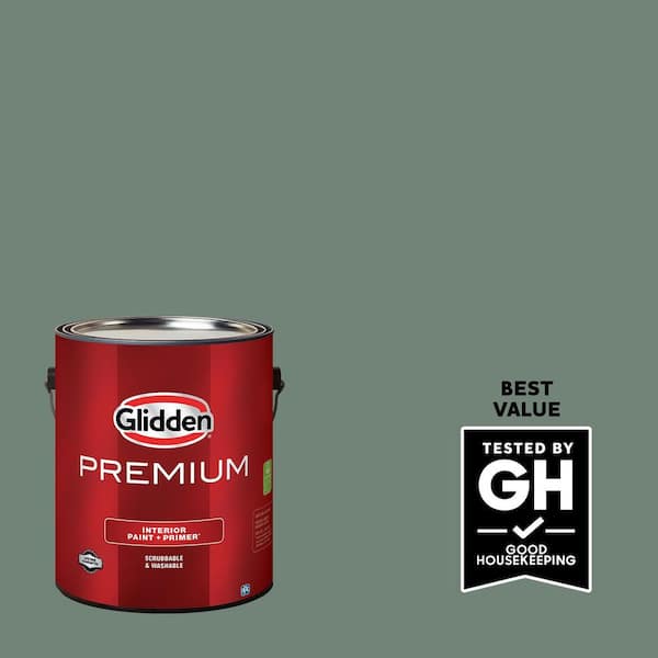 Glidden Premium 1 gal. Calabash Clash PPG1135-6 Satin Interior Latex Paint