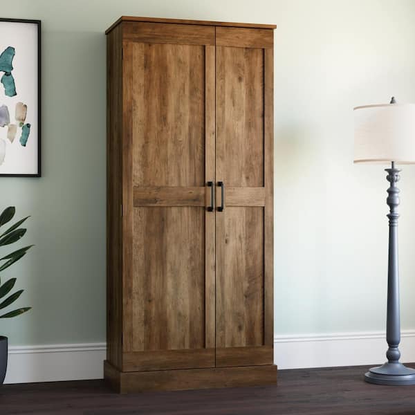 SAUDER Select Rural Pine Accent Cabinet with Swing-Out Storage Door