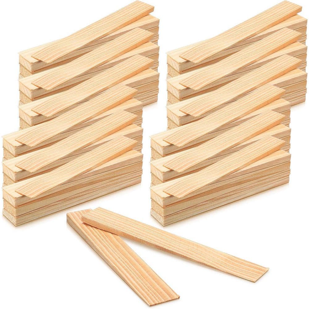 Afoxsos Pine Wood Shims, Leveling Wedge 8 in. DIY Bulk Kit