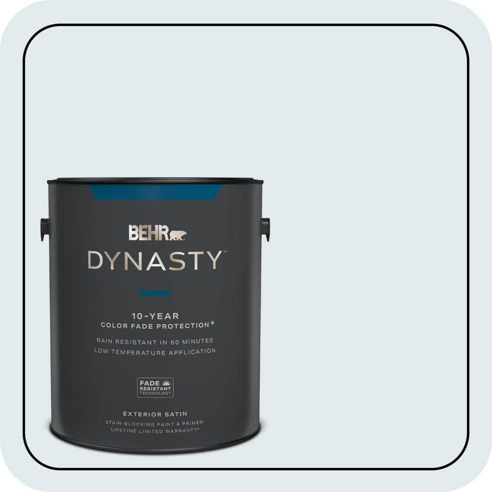 1 gal. #570A-1 Ice Floe Satin Enamel Exterior Stain-Blocking Paint & Primer price history on PriceWatchPro