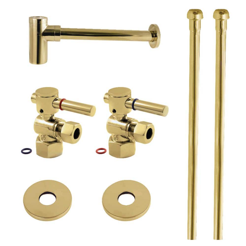 Trimscape Modern Made of Brass Plumbing Sink Trim Kit with Bottle Trap in Polished Brass price history on PriceWatchPro