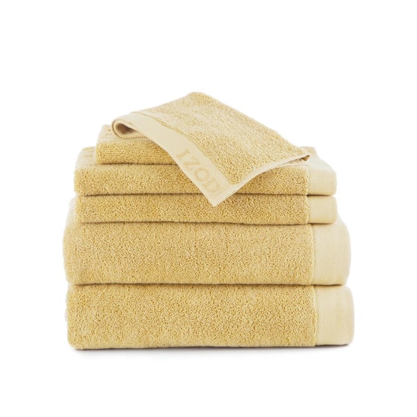 IZOD Classic 6-Piece Lemon Solid Bath Towel Set
