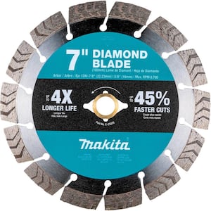 7 in. Segmented Rim Turbo Rim Diamond Blade for General Purpose