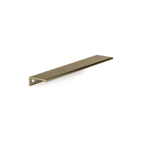 Richelieu Hardware Lincoln Collection 7 9/16 in. (192 mm) Brushed Champagne Bronze Modern Cabinet Finger Pull