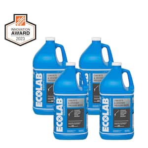 1 Gal. Outdoor Concrete and Driveway Pressure Wash Construction Grade Concentrate Cleaner (4-Pack)