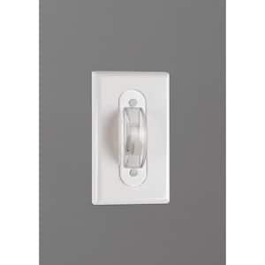 Clear Plastic Toggle Switch Guards for Wall Plates (2-Pack)