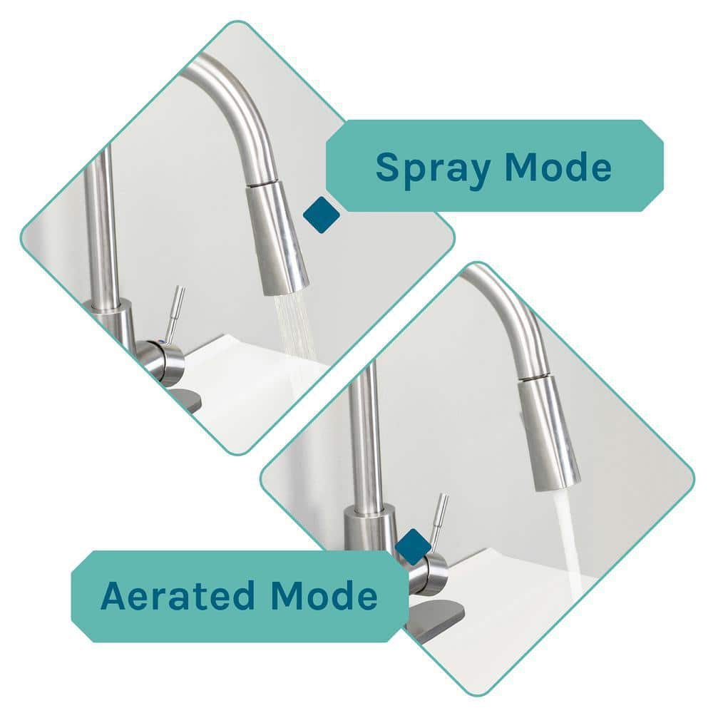 White Freestanding Utility Sink with Stainless Steel Faucet