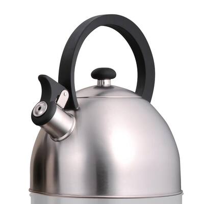 Prelude 8.4-Cup Silver Stainless Steel with Whistle Stovetop Tea Kettle