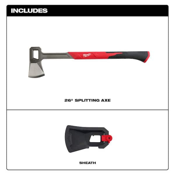 Milwaukee 26 in. Splitting Axe with Demolition Screwdriver Set 48