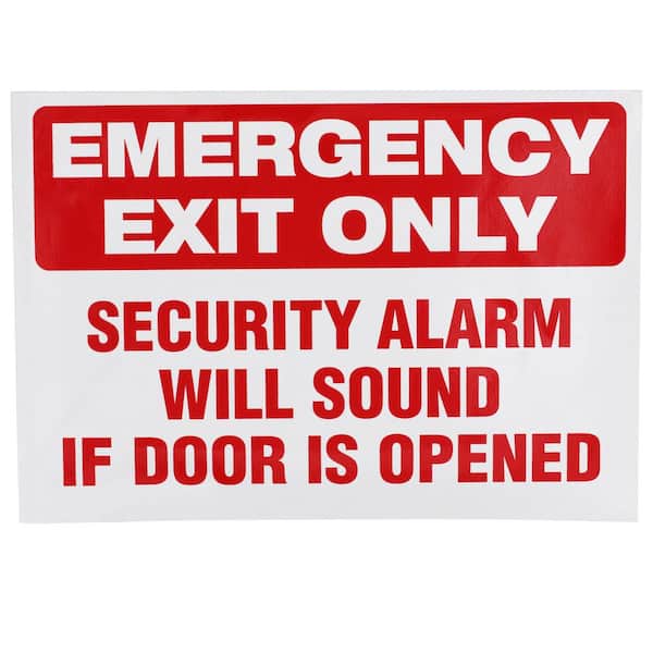 Everbilt 10 in. x 7 in. Emergency Exit Sign