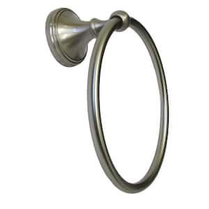 Annchester Towel Ring in Satin Nickel