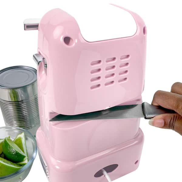 Nostalgia Electric Retro Can Opener, Pink NRCO3PK6A - The Home Depot