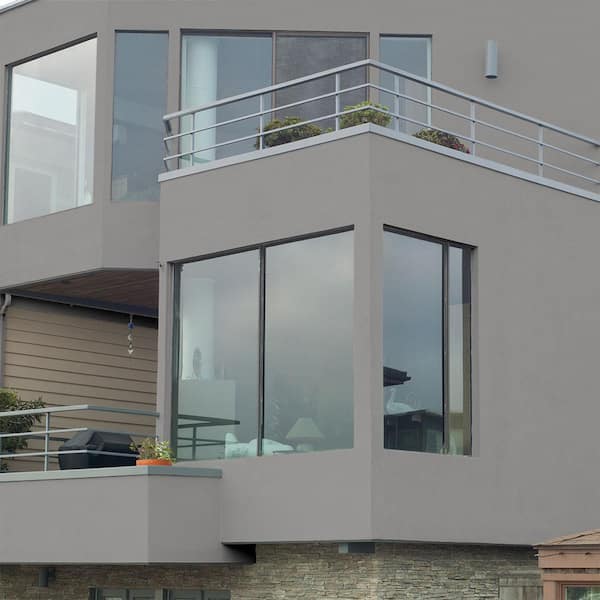BEHR - 1 gal. #PPU26-07 Smokey Wings Satin Interior/Exterior Masonry, Stucco and Brick Paint