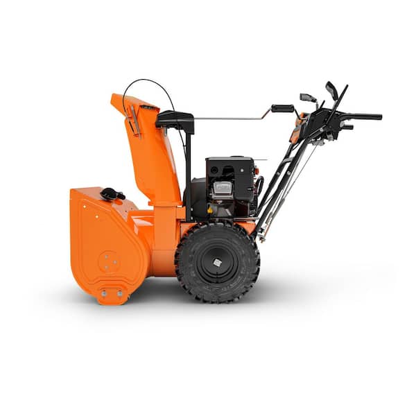 Deluxe 24 in. 252cc Electric Start 2-Stage Self-propelled Gas Snow Blower with LED headlights