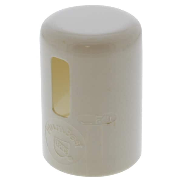 JONES STEPHENS 2 in. O.D. x 2-3/4 in. Height Plastic Kitchen Air Gap Cap in Biscuit