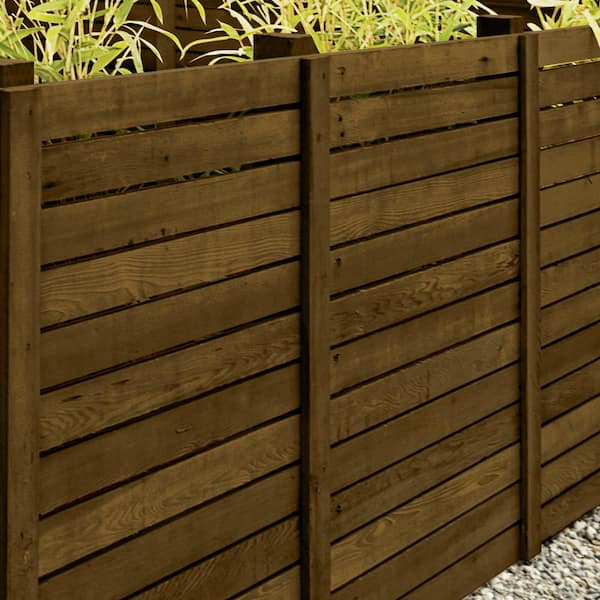 Transparent Fence Black Walnut - Wood Defender