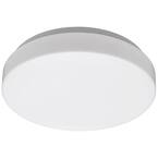 Low Profile 7 in. White Round 4000K Bright White LED Flush Mount Ceiling Light Fixture 810 Lumens Modern Smooth Cover