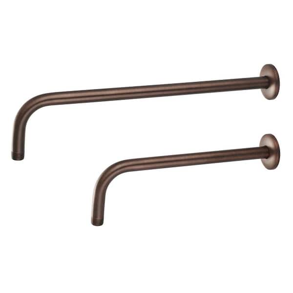 Barclay Products 1/2 in. IPS x 17 in. Wall Mount Shower Arm with Flange, in Oil Rubbed Bronze