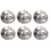 Stainless Steel Grade 3 Keyed Storeroom Door Knob with 12 SC1 Keys (6-Pack,  Keyed Alike)