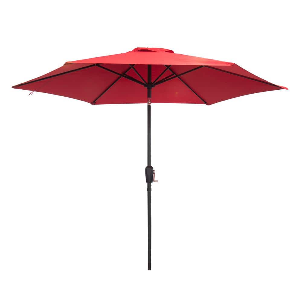 9 ft. Market Umbrella in Red