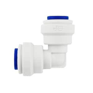 1/4 in. Push-to-Connect Blue Collet Elbow Fitting (10-Pack)