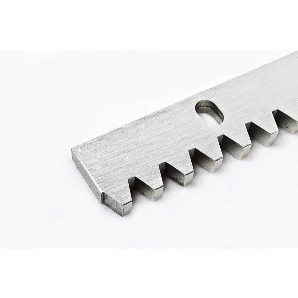 Heavy-Duty Silver Stainless Steel Gear Rack for Sliding Gates, 3.3 Feet