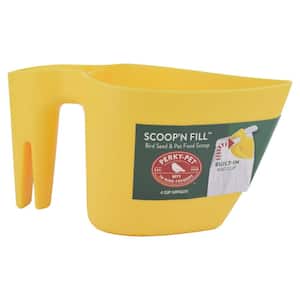Scoop-N-Fill Bird Seed Scoop - 4 Cup Capacity