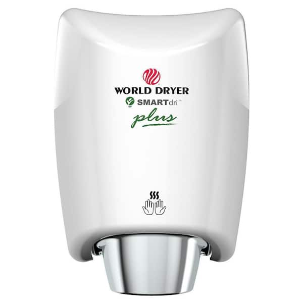 SMARTdri Plus White Aluminum Automatic Electric Hand Dryer