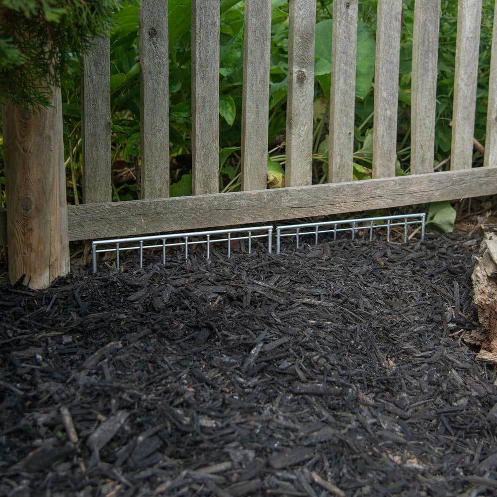 Zinc-Coated Steel Animal Dig Barrier Fence 12-Pack