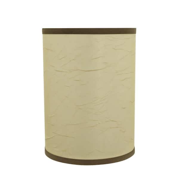 8 in. x 11 in. Beige Drum/Cylinder Lamp Shade