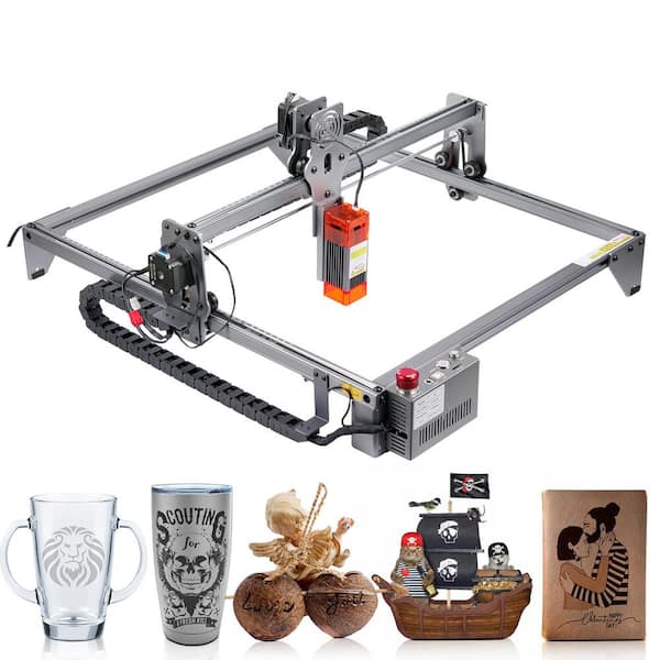 10W Output Laser Engraving Machine, 15.7 in. x 15.7 in. Large Working Area, Compressed Spot with Eye Protection