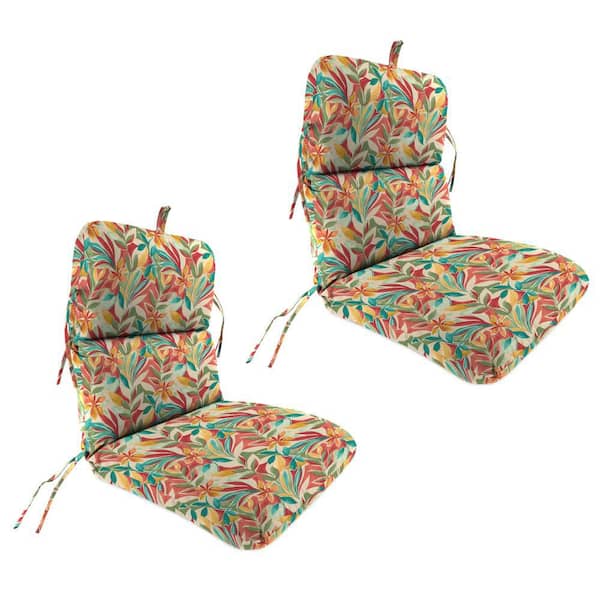 Jordan Manufacturing 45 in. L x 22 in. W x 5 in. T Rectangular Outdoor Dining Chair Cushion in Somap Sonoma (2-Pack)