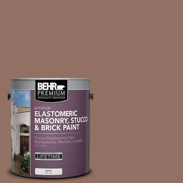 1 gal. #MS-12 Rio Bravo Elastomeric Masonry, Stucco and Brick Exterior Paint