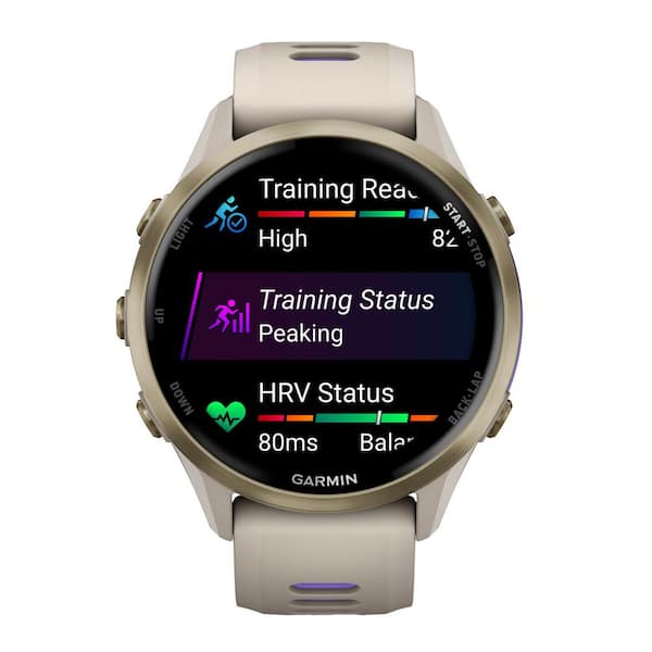 ラウンド用品・アクセサリー GARMIN Forerunner 970 French Grey/Indigo Garmin Forerunner 970 Running Smartwatch in French Gray/Indigo