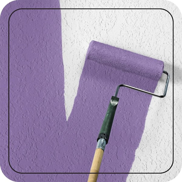 1 gal. #P570-5 Romantic Moment Satin Interior/Exterior Masonry, Stucco and Brick Paint
